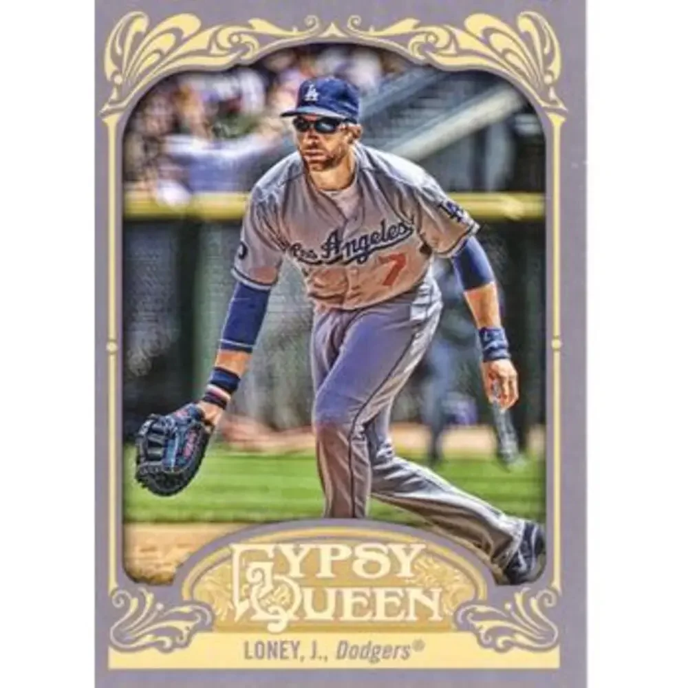 2012 Topps Gypsy Queen James Loney # 38 Los Angeles Dodgers